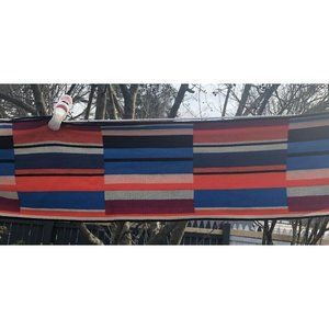 Vintage Colorblock Scarf Acrylic Made in Germany